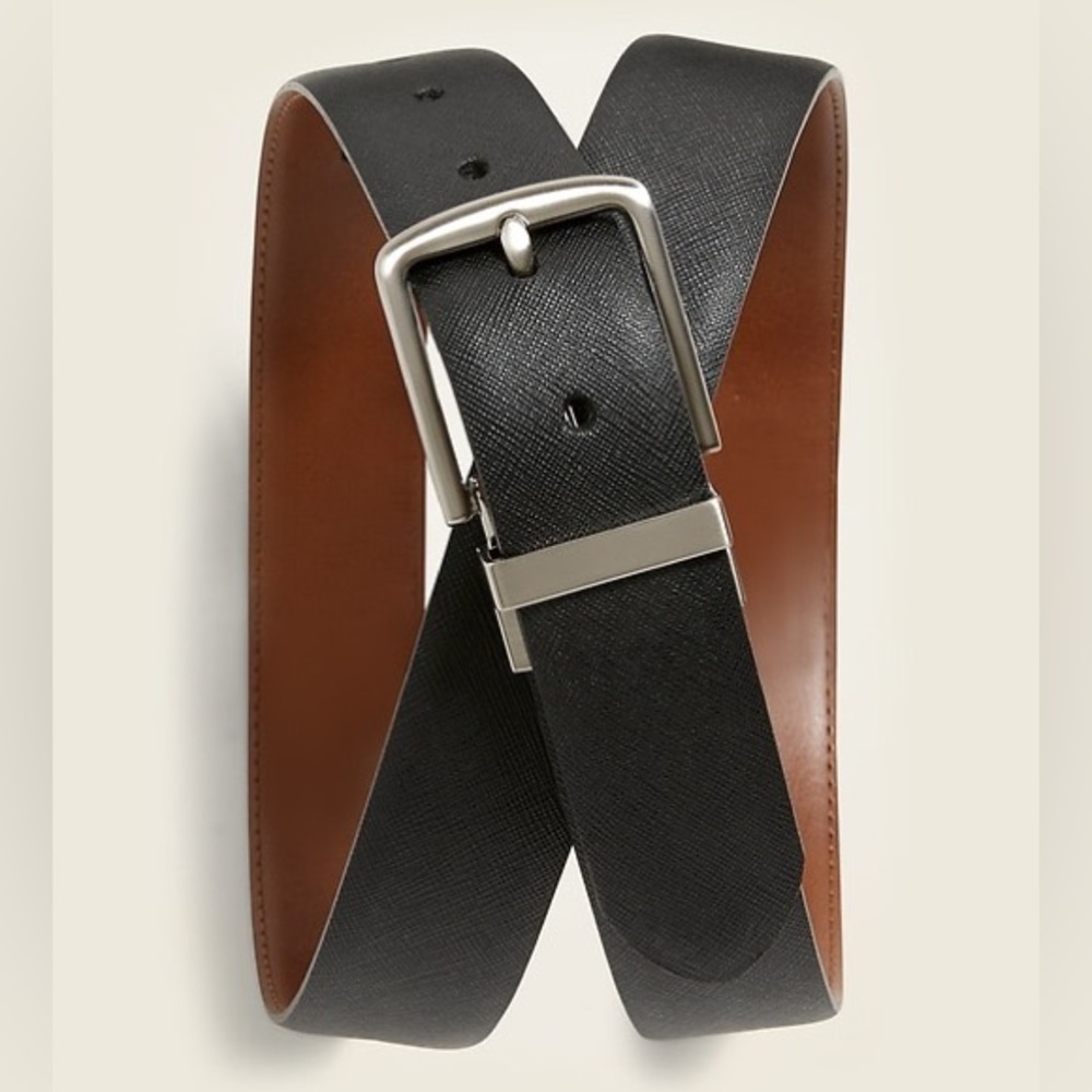 NWT Old Navy Faux-Leather Reversible Belt for Men (S)